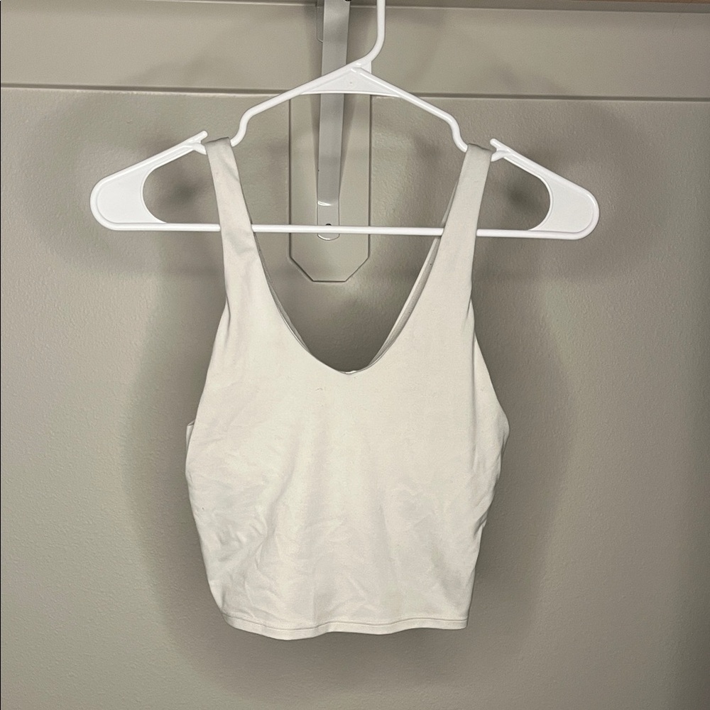 Elegant Cream Crop Top